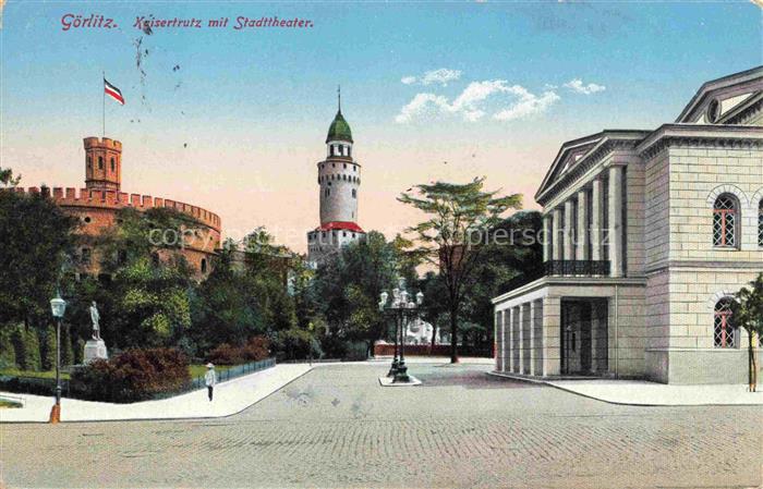 GoeRLITZ  Sachsen Kaisertrutz mit Stadttheater