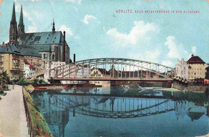 GoeRLITZ  Sachsen Neue Neissebruecke in der Altstadt