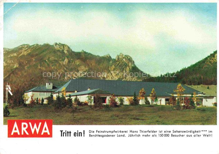 Marquartstein ARWA Feinstrumpfwirkerei Hans Thierfelder