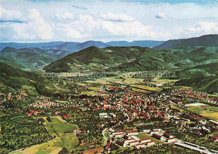 Oberkirch Baden Fliegeraufnahme Renchtal