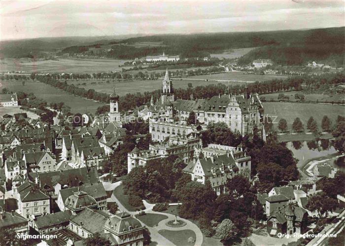 Sigmaringen BW Fliegeraufnahme