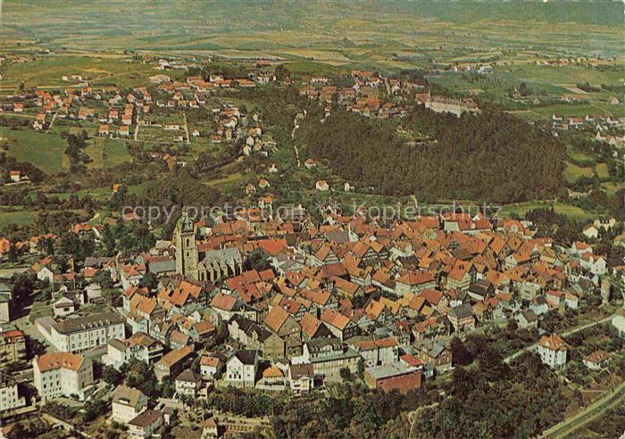 BAD WILDUNGEN Altstadt Fliegeraufnahme