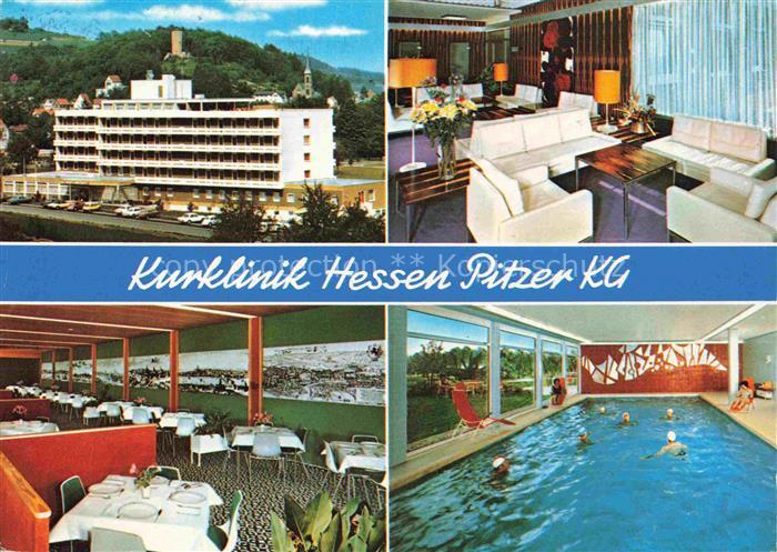 Bad Soden-Salmuenster Kurklinik Hessen Pitzer KG Speisesaal Hallenbad