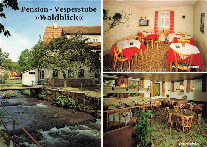 Nordrach Pension Vesperstube Waldblick Aufenthaltsraum