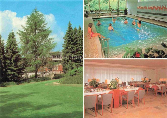 Bad Iburg Muetterkurheim Sankt Anna Park Hallenbad Speisesaal