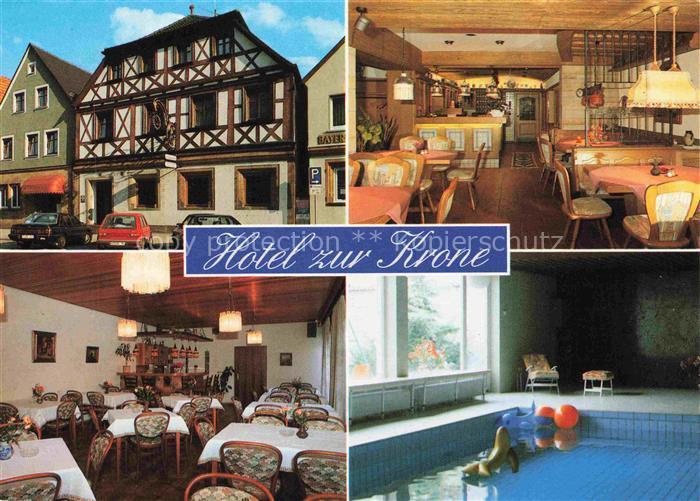 Weismain Hotel zur Krone Gastraeume Hallenbad