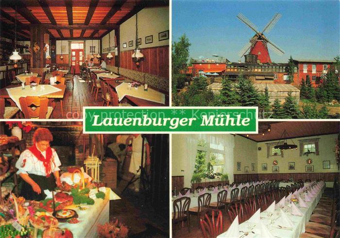 Lauenburg Elbe Schleswig-Holstein Lauenburger Muehle Gastraum Bueffet Speisesaal