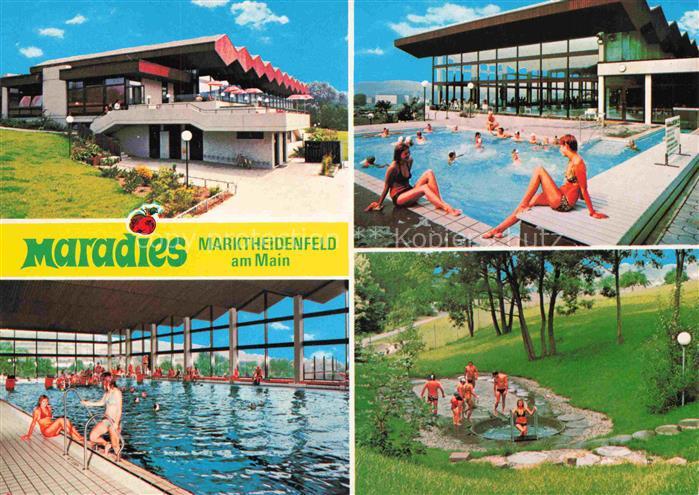 Marktheidenfeld Main-Spessart Bayern Maradies Frei und Hallenbad Wassertretanlag