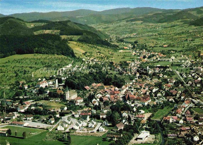 Zell Harmersbach BW Fliegeraufnahme