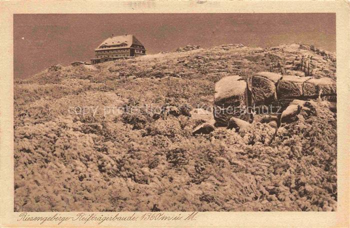 Schreiberhau Szklarska Poreba Riesengebirge PL Reiftraegerbaude