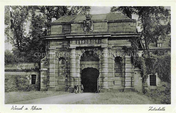 WESEL Rhein Zitadelle Die 11 Schill'schen Offiziere