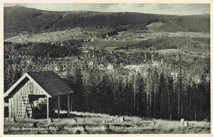 Ober-Schreiberhau Oberschreiberhau Szklarska Poreba Riesengebirge PL Panorama Ma