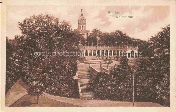 Breslau WROCLAW PL Liebichshoehe Feldpost