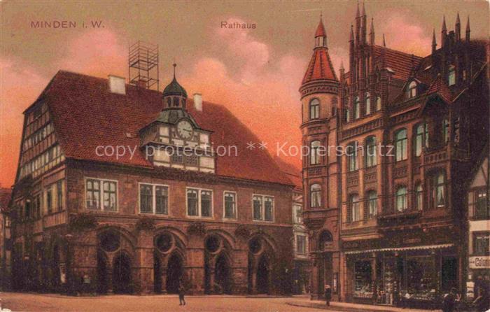 Minden Westfalen Weser NRW Rathaus
