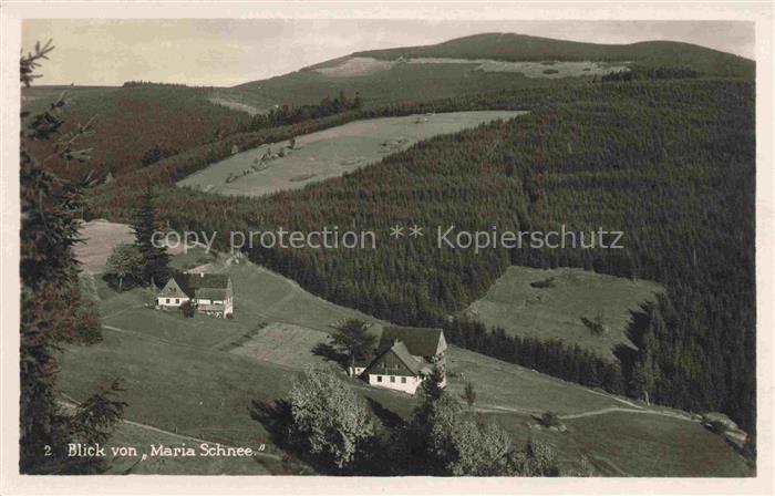 Glatz Klodzko Niederschlesien PL Panorama Blick von Maria Schnee Glatzer Berglan