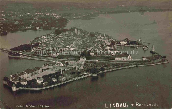 LINDAU Bodensee Halbinsel Hafen