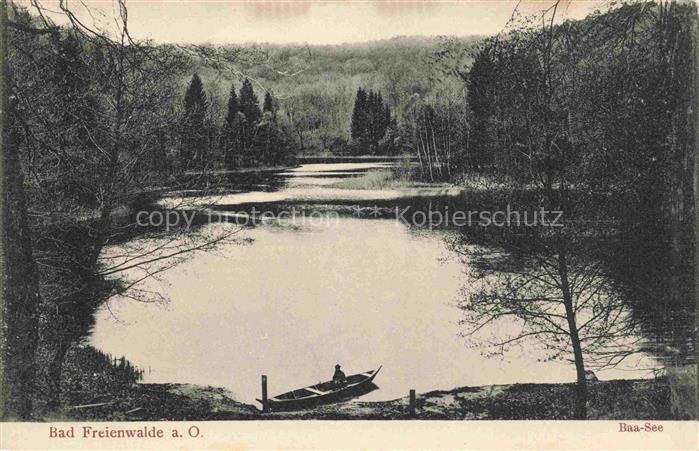 Bad Freienwalde Oder Brandenburg Partie am Baa-See
