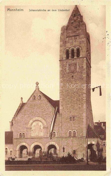 MANNHEIM BW Johanniskirche an dem Lindenhof