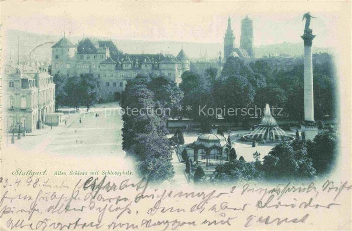 STUTTGART CITY Altes Schloss mit Schlossplatz