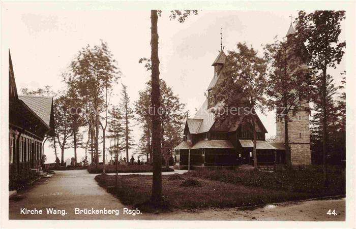 Brueckenberg Krummhuebel Riesengebirge PL Kirche Wang