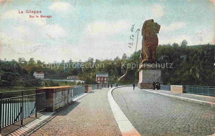 La Gileppe Liege Belgie Sur le Barrage