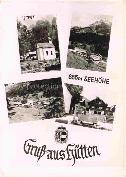 Huetten Saalfelden Steinernes Meer Pinzgau-Pongau AT Teilansichten Kirche