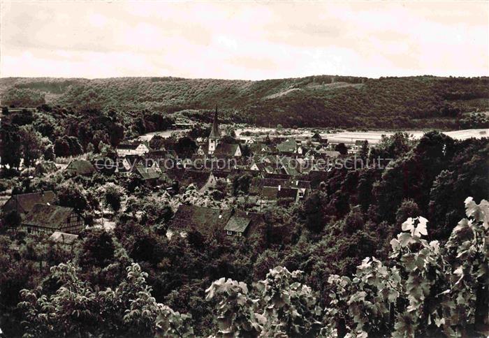 Muehlhausen Muehlacker Enzkreis BW Ortsansicht mit Kirche
