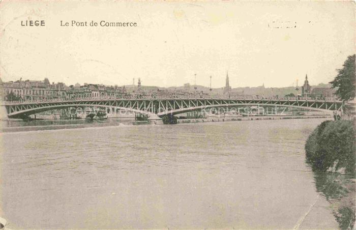 LIEGE  Luettich Luik Belgie Le Pont de Commerce