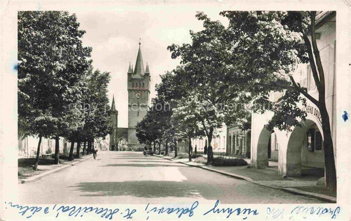 Vysoke Myto Hohenmauth CZ Stadtzentrum Stadttor Arkaden