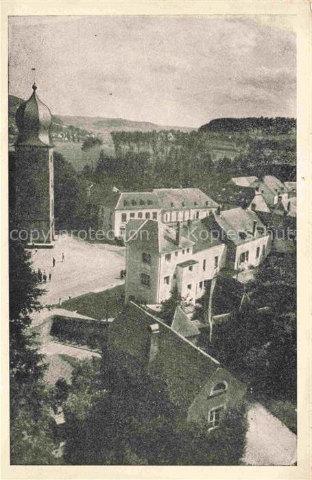 Mersch Luxembourg Vue sur la vieille tour