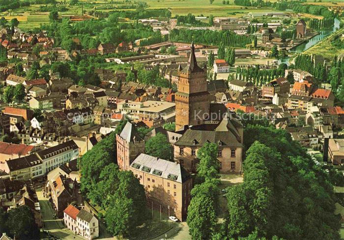 KLEVE Bad Cleve Schwanenburg Fliegeraufnahme