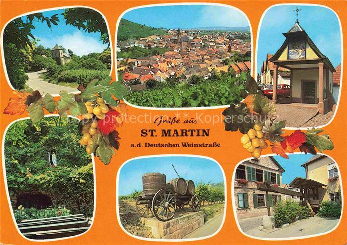 St Martin Pfalz Teilansichten Panorama Kapelle