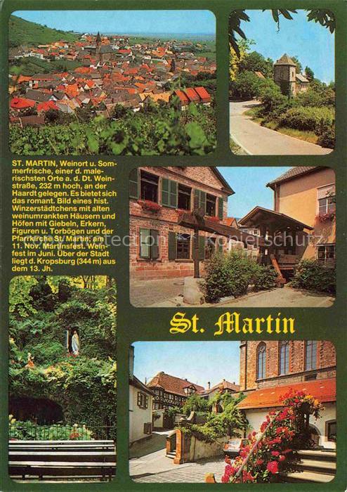 St Martin Pfalz Panorama Turm Brunnen
