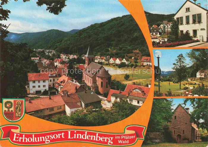 Lindenberg Pfalz Panorama Kirche Teilansichten
