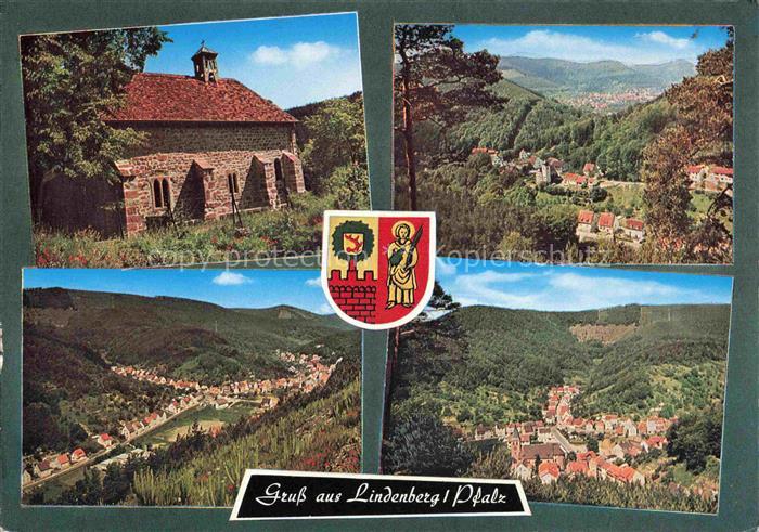 Lindenberg Pfalz Kapelle Panorama Fliegeraufnahme