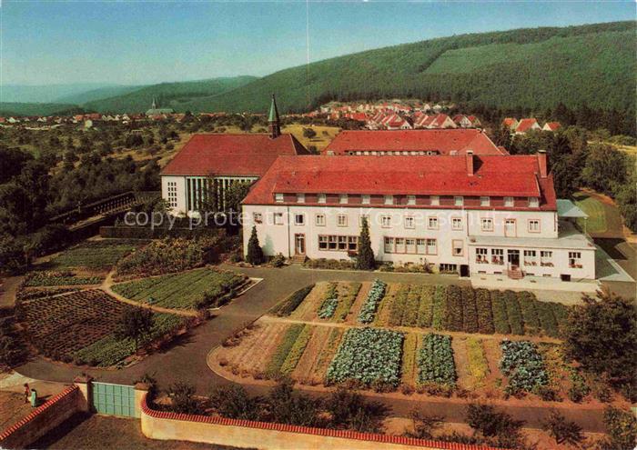 Esthal Provinzmutterhaus Kloster St Maria Fliegeraufnahme