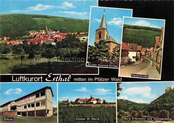 Esthal Bruder Konrad Kirche Hauptstrasse Schule Kloster St Maria Burg Elmstein u