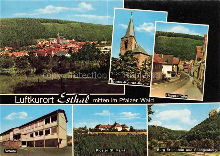 Esthal Bruder Konrad Kirche Hauptstrasse Schule Kloster St Maria Burg Elmstein u
