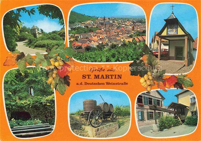 St Martin Pfalz Panorama Turm Kapelle Grotte Weinfaesser