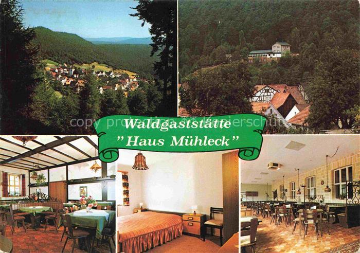 Iggelbach Elmstein Bad Duerkheim Rheinland-Pfalz Panorama Waldgaststaette Haus M