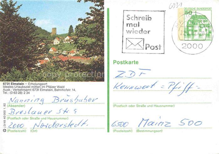 Elmstein Rheinland-Pfalz Panorama