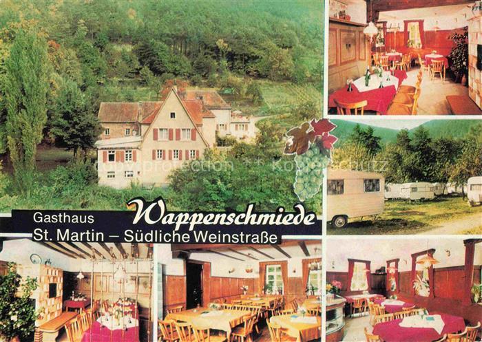 St Martin Pfalz Gasthaus Wappenschmiede Gastraeume