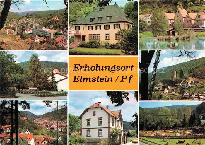 Elmstein Rheinland-Pfalz Panorama Gasthaus Weiher Teilansichten