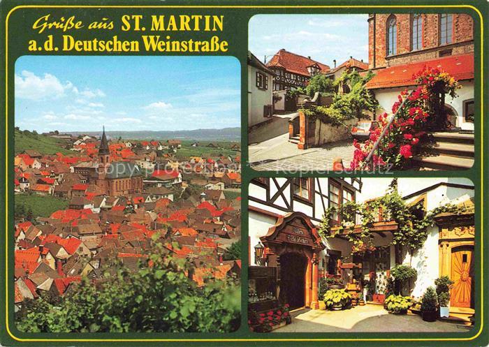 St Martin Weinstrasse Pfalz Panorama Ortsmotive