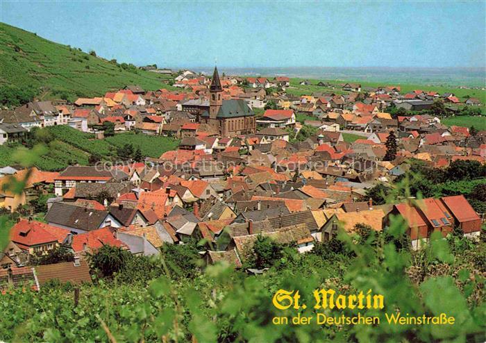 St Martin Weinstrasse Pfalz Panorama