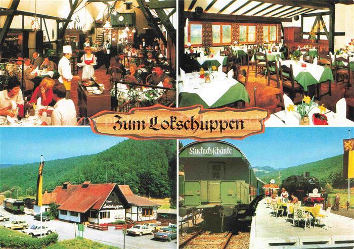 Appenthal Elmstein Bad Duerkheim Rheinland-Pfalz Gaststaette Zum Lokschuppen Gas