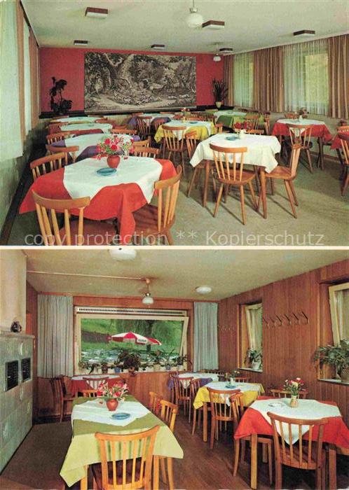 Hornesselwiese Gasthaus Pension Zum stillen Tal Gastraeume