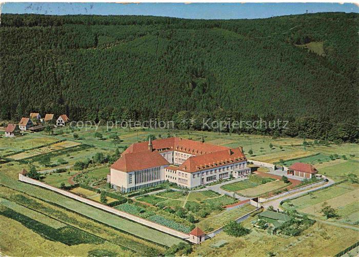 Esthal Provinzmutterhaus Kloster St Maria Fliegeraufnahme