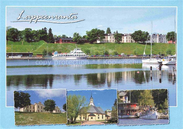 Lappeenranta Panorama Fahrgastschiffe Kirche