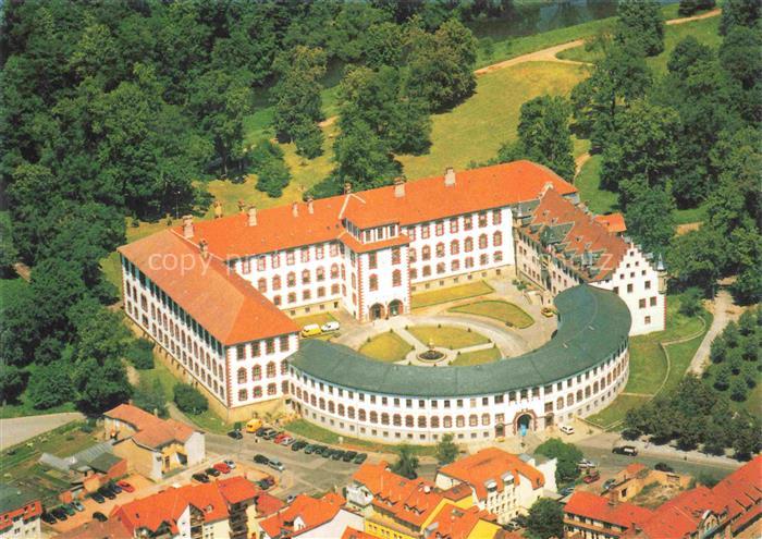 Meiningen Thueringen Schloss Elisabethenburg Fliegeraufnahme